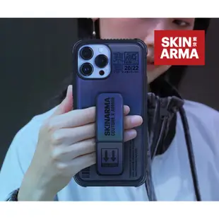 Skinarma 日本潮牌 iPhone 14 13 12 Pro Max 東京隱形支架防摔手機殼 腕帶 支架 軍規防摔