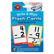 Learning Can Be Fun - W&W Flash Cards Subtraction 0-15
