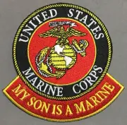 USMC My Son is a Marine licensed patch