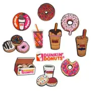11 Dunkin Donuts Shoe Charms for Crocs - Coffee Bracelets C-5