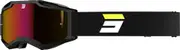 Shot Iris 2.0 Tech Motocross Goggles, black-yellow for Men One Size Black Yellow