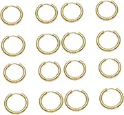[SAFIGLE] 4 Pairs Round Ring Earrings Stainless Steel Earrings Earrings Women Earrings Hoops Mens Suits Woman Suit Women Metal Earrings Ear Rings Dangle Earrings