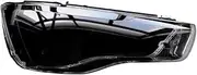 CLZCNQLX Headlamps Lens Glass Shell Masks Transparent Lampshade Shade Compatible for Audi A1 8X Pre-faclieft 2010-2014 Car Front Headlight Cover(1pc Right Side)