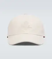 [Loro Piana] Loro Piana Logo baseball cap XL white