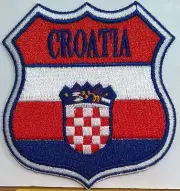 CROATIA Crest Tactical Military Flag Patch W/ VELCRO® Brand Fastener ARMY