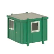 Bachmann 44-1000G OO Scale Small Portable Office GREEN NEW