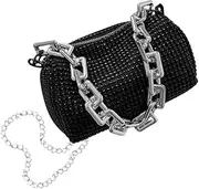 [CALLARON] Bling Bling Crystals Evening Clutch Bag Sparkling Crossbody Bag Rhinestone Wedding Prom Party Club Purses Handbags for Wedding Evening Holiday Party Favors