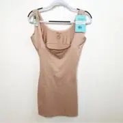 Assets by Spanx SS4915 Natural Glow Nude Open Bust Shapewear Slip Size 1X NEW