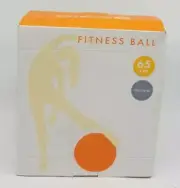 PRIMASOLE Exercise Ball for Balance Stability Yoga Pilate 65cm SILVER GRAY