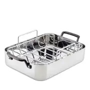 KitchenAid 5 Ply Clad Stainless Steel Roaster and Rack