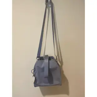 [二手] Kipling 亞洲限定款寧靜藍素面手提側背包-IMMIN
