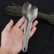 Premium Titanium Cutlery Spork or Spoon Great for Outdoor and Indoor Use