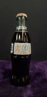 Coca-Cola "Refreshing the Olympic Spirit" 8oz Glass Bottle (1996)