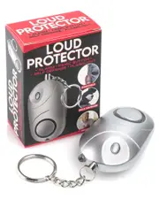 3P Experts Loud Protector Silver Personal Alarm