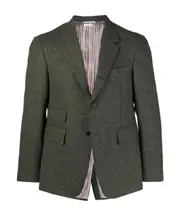 Thom Browne Pocket Patch Single-Breasted Blazer 3,4 Black