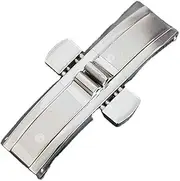 [BGBLKLGPPN] Stainless Steel Strap Buckle Butterfly Double Snap Clasp Bracelet Steel Clasp Stainless Steel Accessories Strap buckle