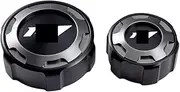 Compatible with YZFR1 YZF R1M R1 2009-2022 2023 Motorcycle Front and Rear Brake Fluid Caps Accessories(Grey)