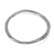 99.99% High Purity Zinc Wire 21# Pure Zinc Beading Wire 0.8mm (16.4'/Roll)