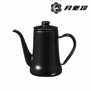 【JIA 品家】福利品-月兔印琺瑯手沖壺0.7L(黑色/藍色/白色/紅色/黃色五色任選)