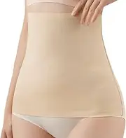 Women Waist Trainer Belt, Adjustable Waist Trainers Corset for Ladies, Washable Seamless Belly Band, Elastic Nylon Girdle for Travel, Home, Gym, Dorm