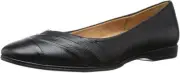 Naturalizer Women's Jaye Slip On Ballet Flat Black 6.5M