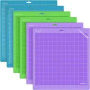 Cutting Mats for Cricut Maker/Maker3/Explore 3/ Air 2/Air, 6 Pack(12X12 Inch, St