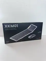 ProtoArc XKM01 Mini...Foldable Full-Size Wireless Keyboard and Mouse Combo