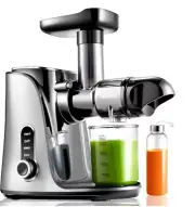 Juicer Machines AMZCHEF Slow Masticating Juicer, Juicer with Two Speed Modes
