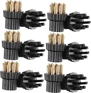 minkissy Steam Mop Replacement Parts 12pcs Household Cleaning Supplies Steam Mop Brush Set for Industrial Commercial Cleaners