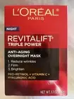 L'Oréal REVITALIFT Triple Power NIGHT FACE MASK - 1.7oz. *Sealed* FREE SHIPPING