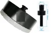 2-1/2" 3-1/2" 4" 6" Diamond Core Bit Hole Saw + Adapter Ceramic Marble Porcelain