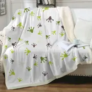 Frog Feet Throw Blanket