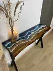 Console Table, Entry Way Table, Custom order, Epoxy resin table, Handmade Table,