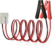 10AWG Battery Alligator Clip, 50A Anderson to Alligator Clip Connector, 600V Quick Connector Plug Battery Clip for Car Battery Charging.(1M)