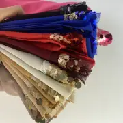 Fashion Women Chiffon Scarf Hijab Sequins Shawl Wrap Turban Headscarf Stoles New