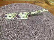 FORMALITIES BY BAUM BROS VIOLET CHINTZ COLLECTION CAKE/PIE SERVER