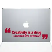 The Decal Guru Creativity is A Drug MacBook Decal Vinyl Sticker - 13" MacBook...
