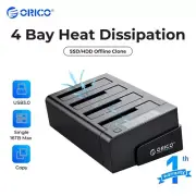 ORICO 4 Bay Hard Drive Docking Station with Offline Clone SATA to USB 3.0 HDD