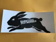 RABBITOHS TEAM STICKER , SOUTH SYDNEY NRL RUGBY PREMIERS ROOSTERS EELS STORM 21