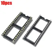 10Pcs DIP32 32Pin Sip Round Gold Plated Machined Solder Type Socket Adaptor N tu