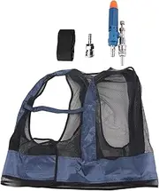 JTLB Waistco Cooling 30 * 20 * 7 Welding Steel Air Compressed Cooling Vest Eddy Tube Air Conditioner Waistcoat, Blue