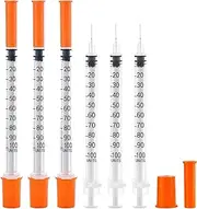 20 Pack U-100 Syringes 1cc Syringes with 31G 5/16" Needle - Sterile Individually Wrapped