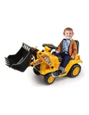 [Lenoxx] Digger Tractor Push/Kick Toy with Levers 3y+