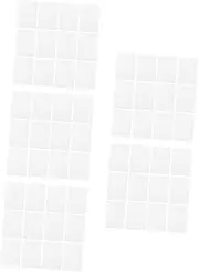 SHINEOFI 5sets Printable Note Cards Blank Crad PVC Cards Small Note Business Blanks Double Sided Coating 20pcs*5