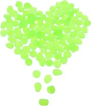 TOYANDONA 100pcs Multi-Function Aquarium Pebbles Glow for Garden Decor Fish Tank Decorations