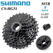 Shimano CS-HG31 8/24 Speed Cassette MTB Bike Bicycle Cassette 11-32T/11-34T