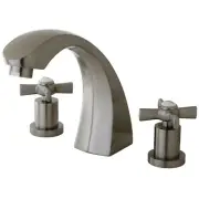 Kingston Brass KS4368ZX Two-Handle Roman Tub Faucet, Brushed Nickel, Nickel