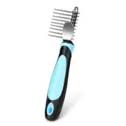 Dogs Dematting Comb, Stainless Steel Blades Rakes, for Pets Cats Animals Matt...