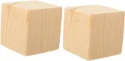 TEHAUX 2 pcs Heavy Duty Wooden Bed Risers for Furniture Slip Elevate Sofa Table Chair and Cabinet Easy Installation and Versatile Height Increase