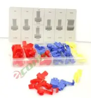 65PC QUICK SPLICE WIRE CONNECTOR ASSORTMENT 10-22ga PRO ELECTRICIAN TOOLS